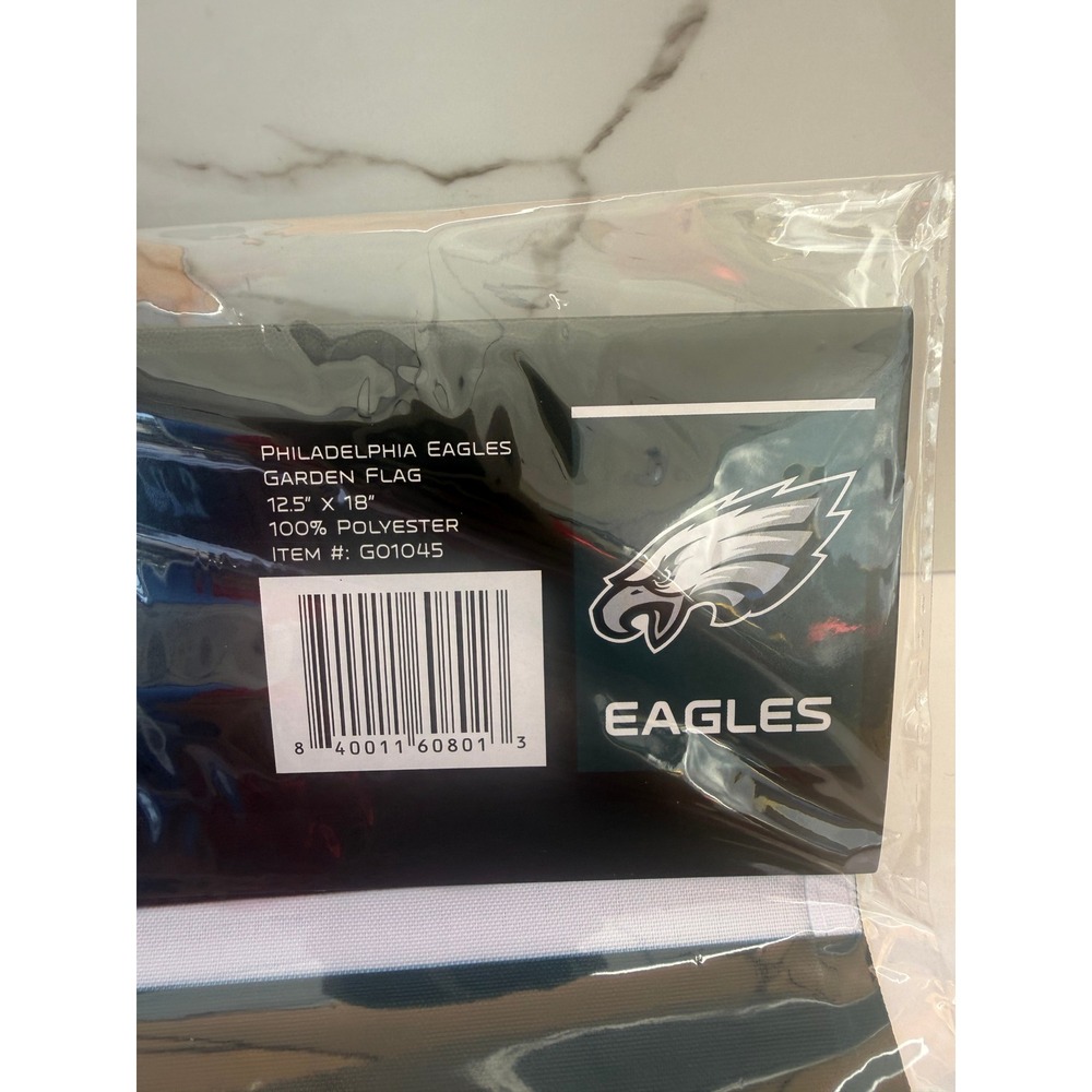 NFL Philadelphia Eagles Garden Flag 12.5x18 All-Weather Banner G01045 NEW - Picture 5 of 5